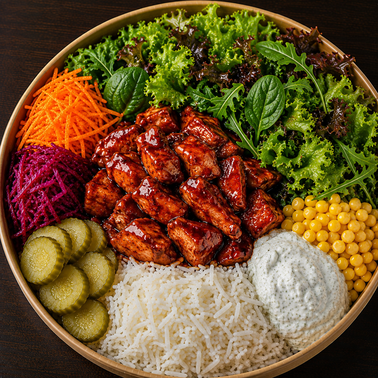 Barbekü Soslu Chicken Basmati Bowl