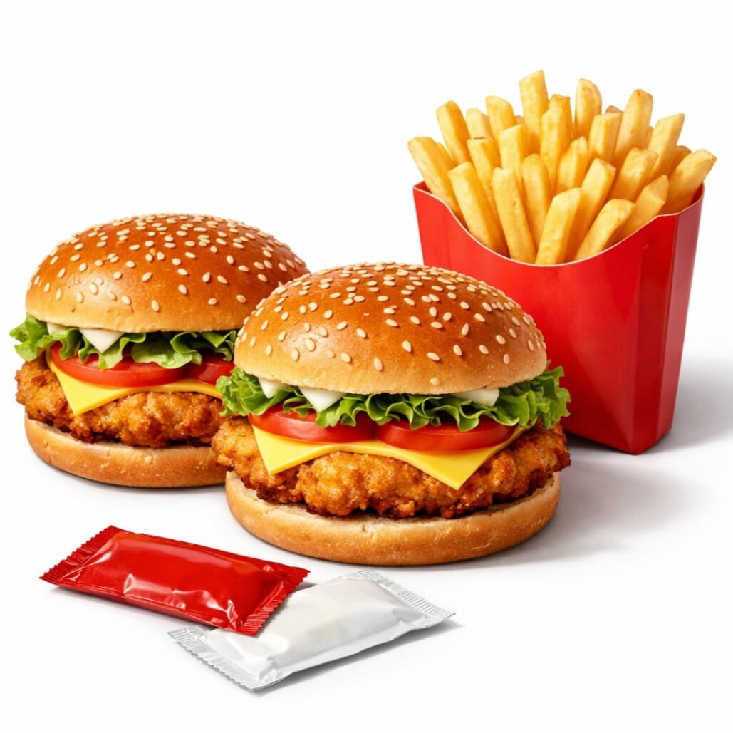 2'li Tavuk Burger