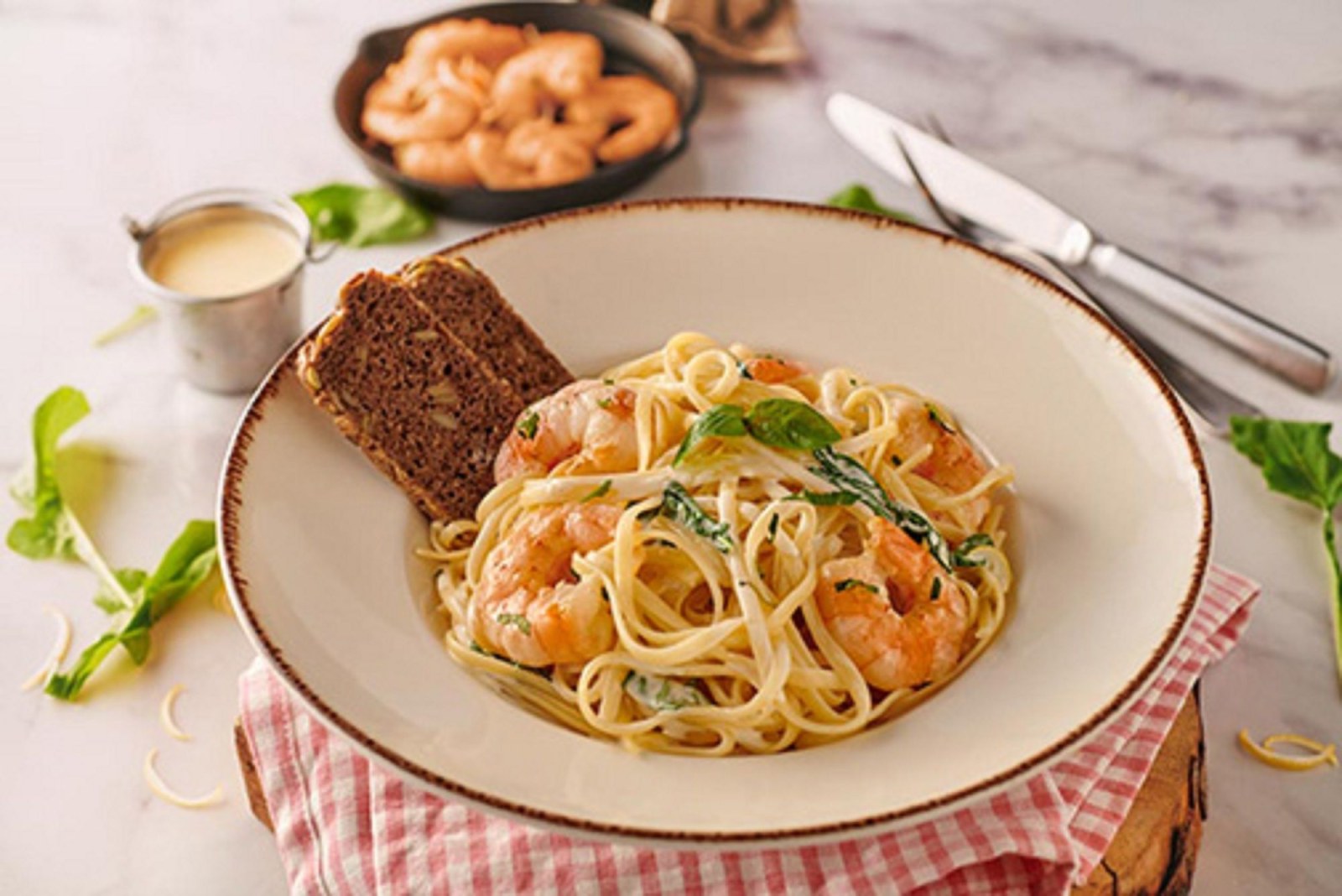 Karides Linguine Makarna