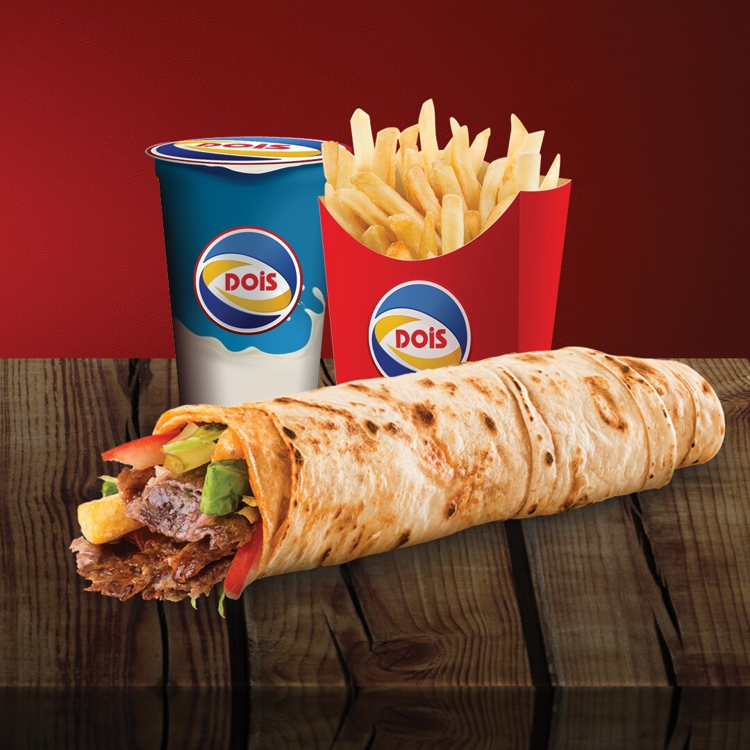 Dois Et Döner Dürüm Menü 1
