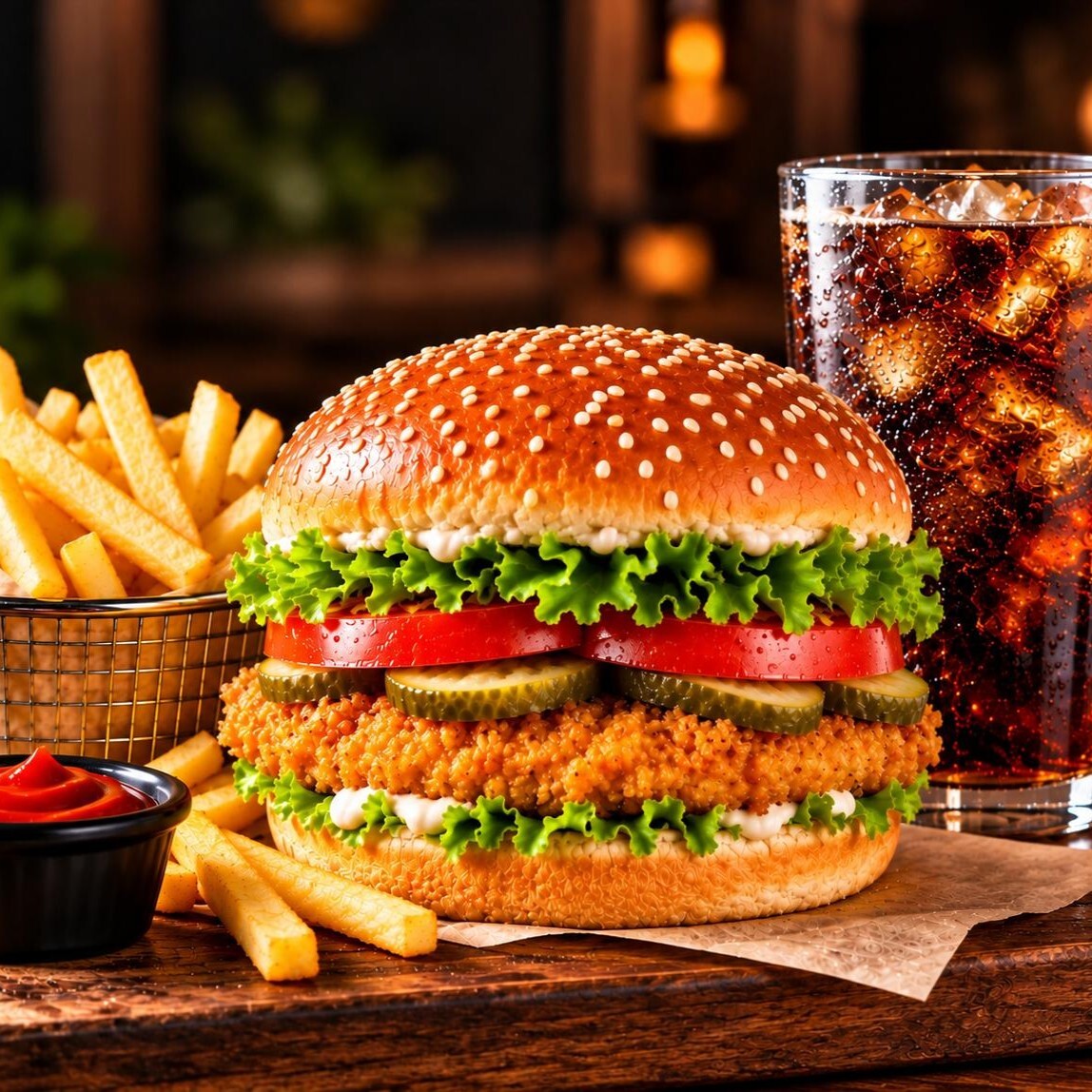 Tavukburger Menü