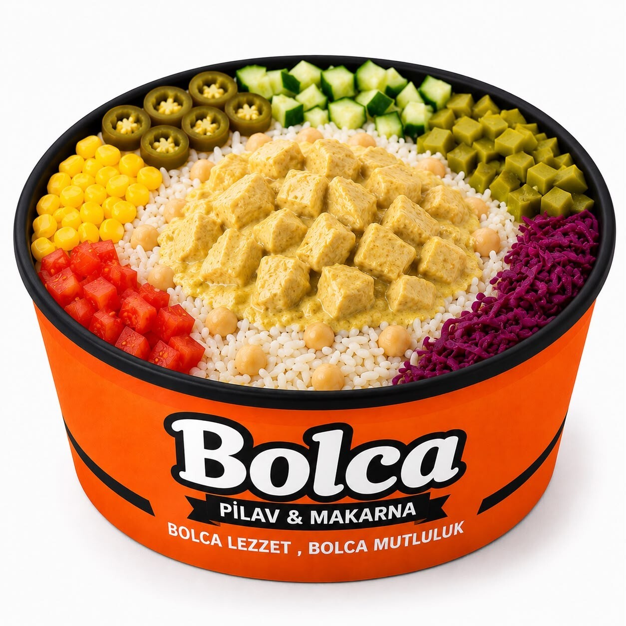 Bolca Köri Soslu Tavuk Pilav