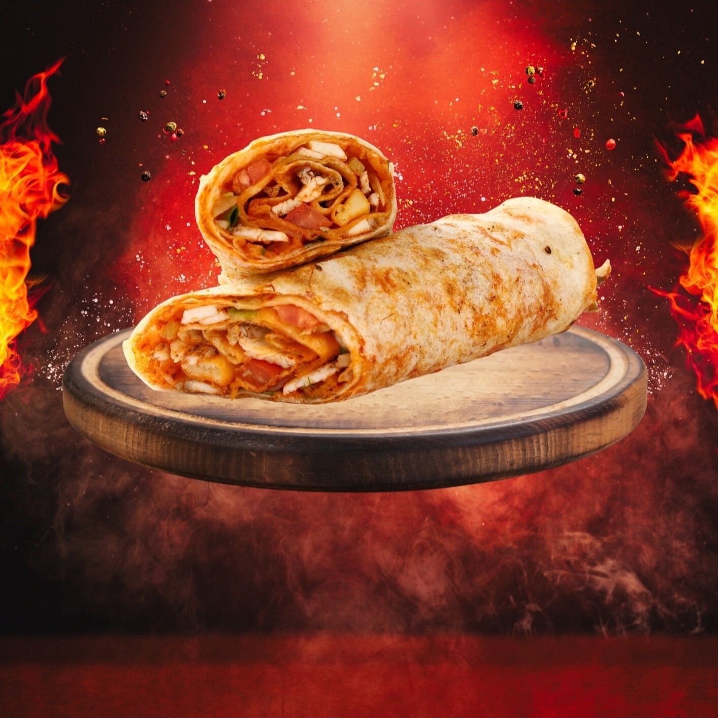 Kebabi Tavuk Döner Dürüm(90 gr)