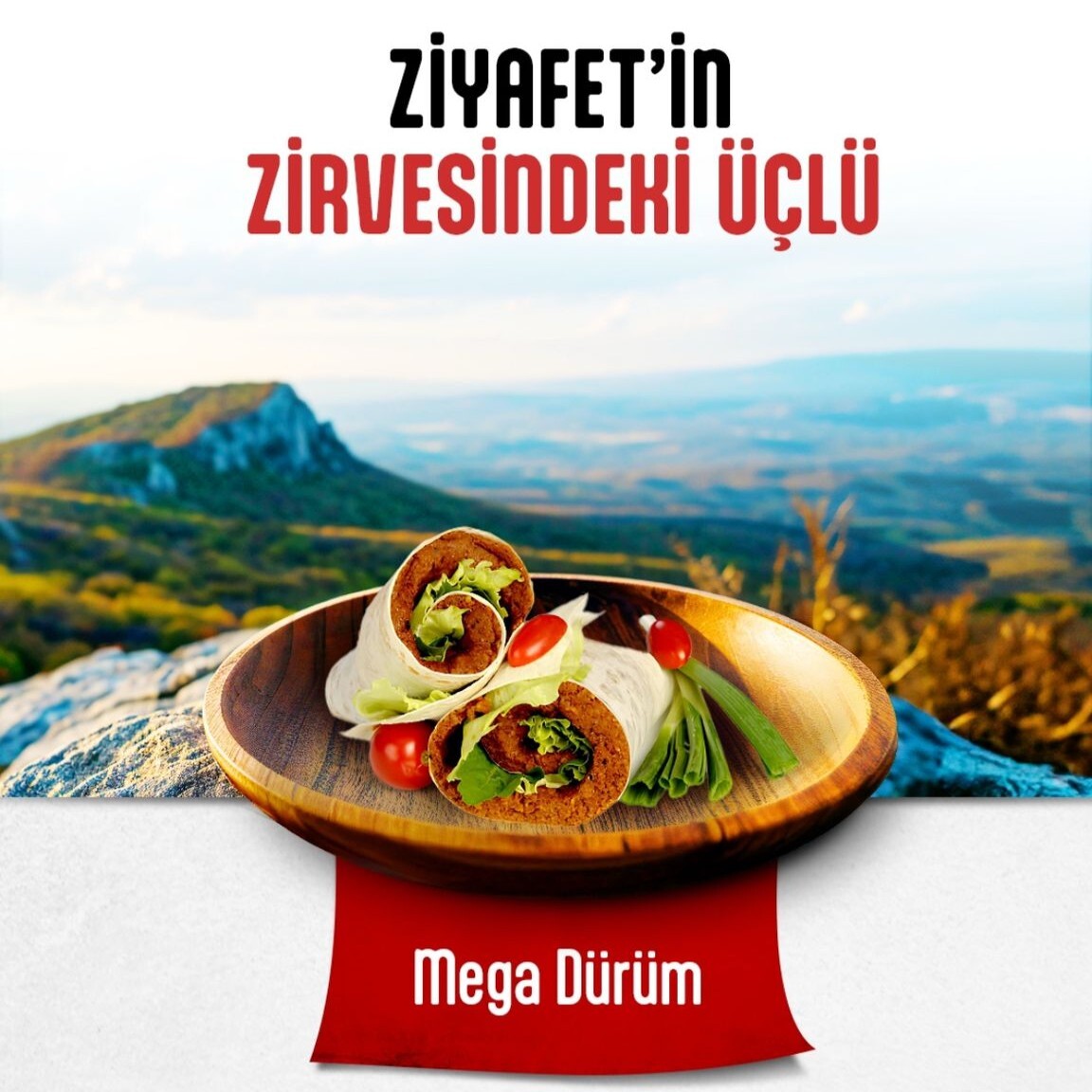 Mega Çiğköfte Dürüm (150,gr)