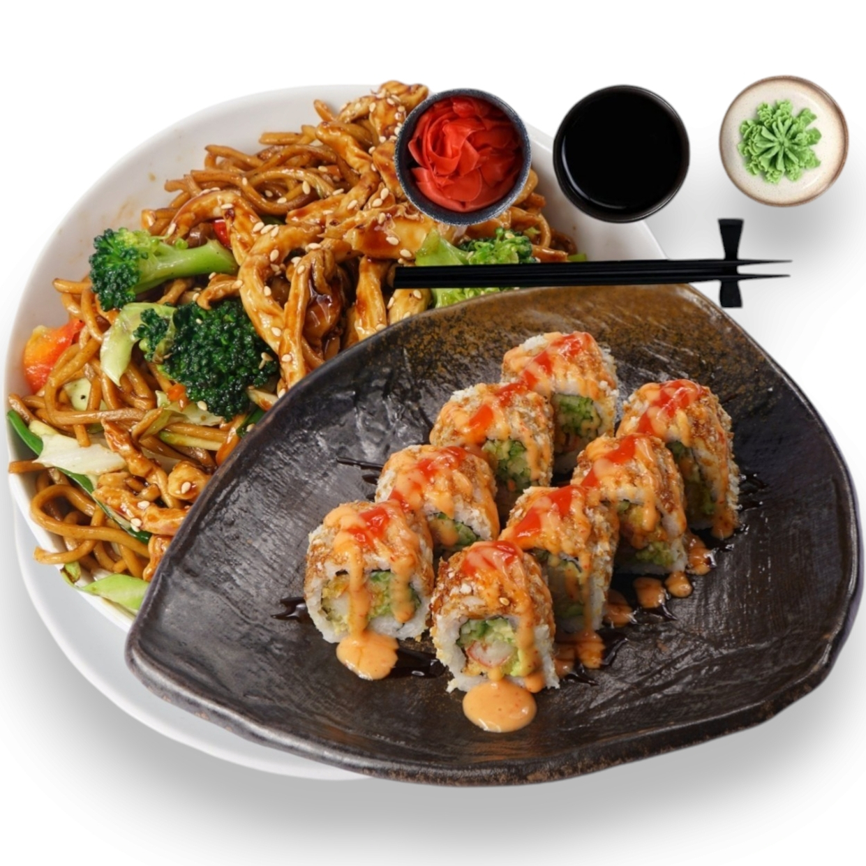 135- Noodle & Sushi Menü 1