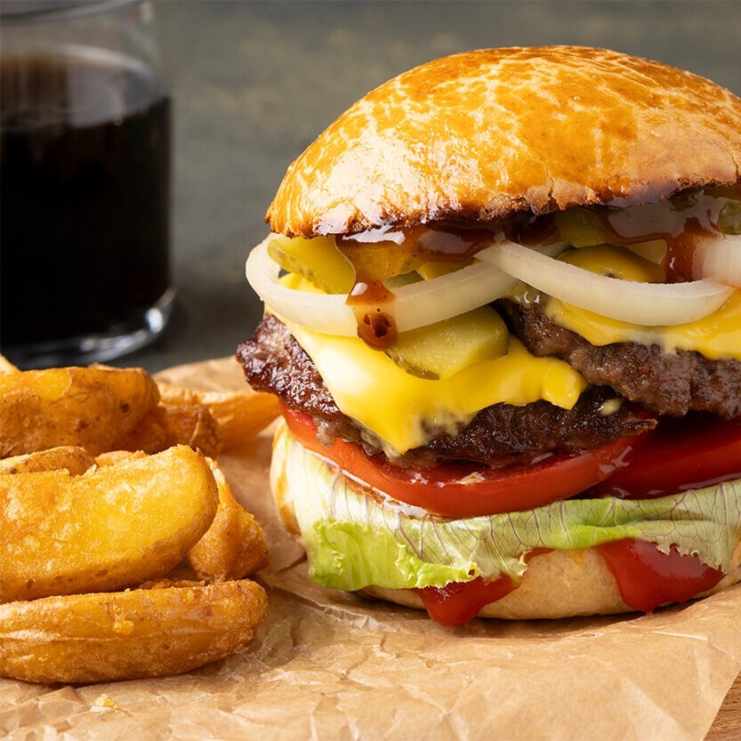 Cheeseburger Menü