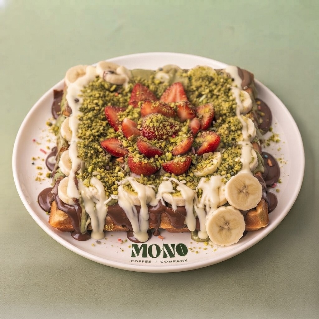 Antep Fıstıklı Waffle