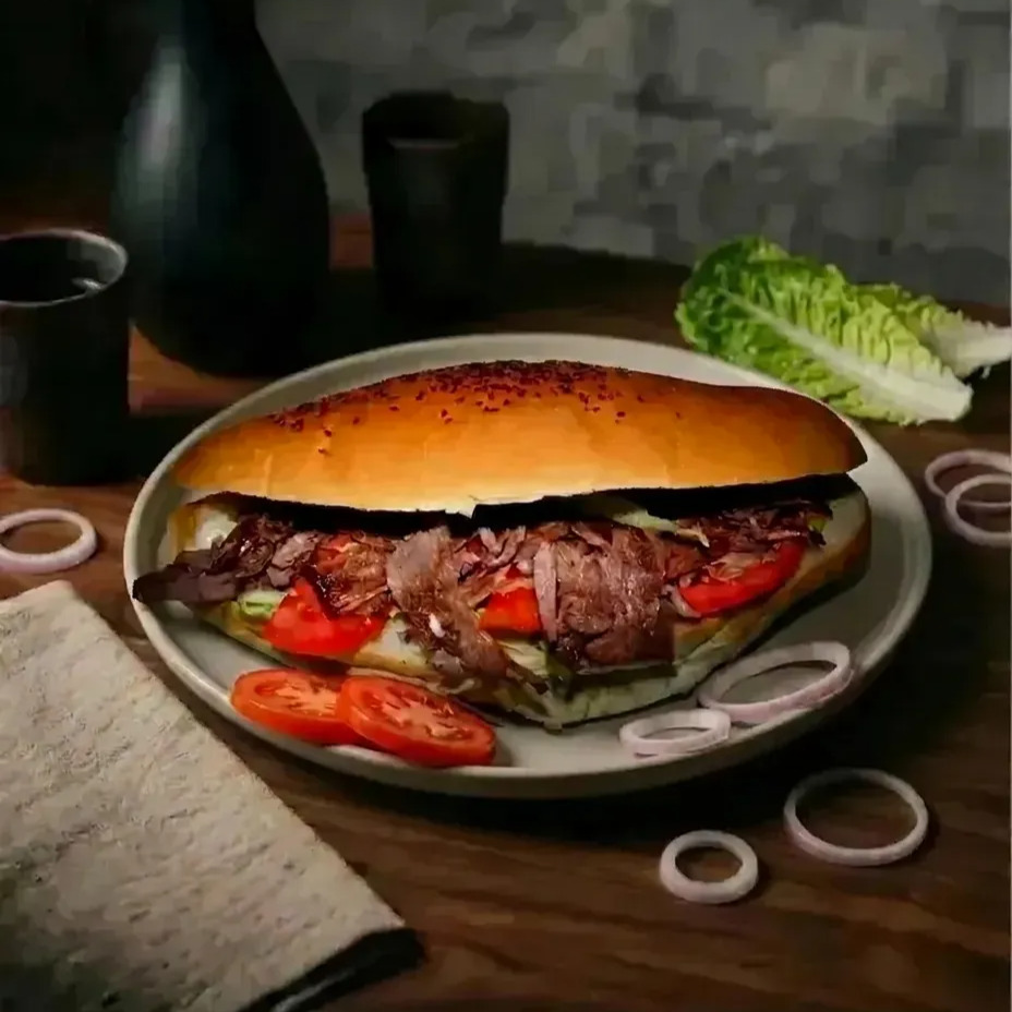 Ekmek Arası Abdullah Usta Yaprak Et Döner