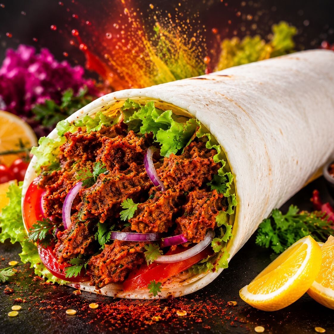 Çiğ Köfte Dürüm (100 gr)