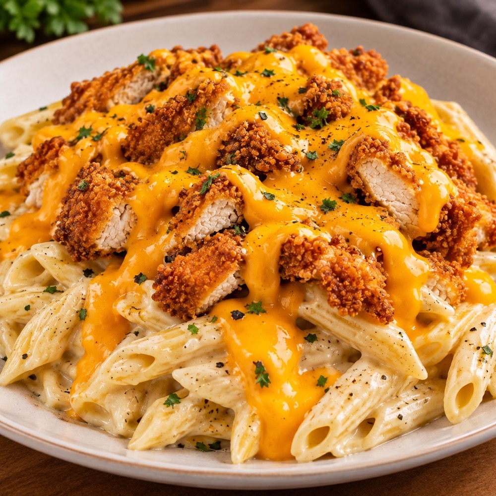 Çıtır Tavuk Penne