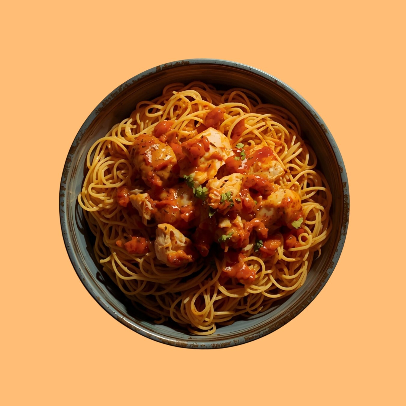 Meksika Soslu Tavuk Noodle