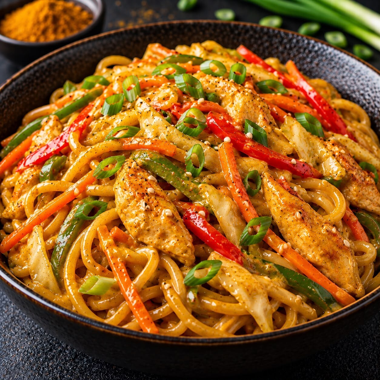 Körili Tavuklu Noodle