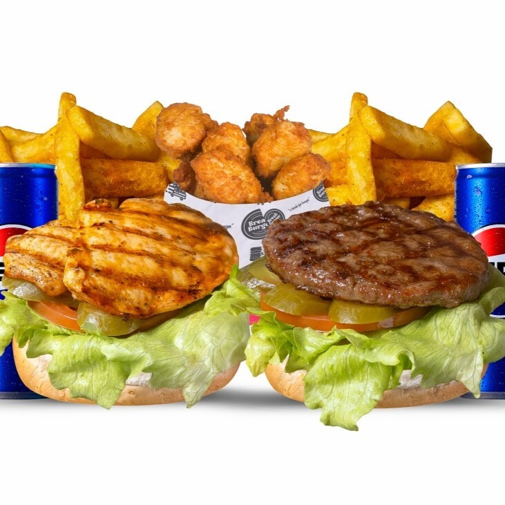 Fiftififti Burger Menü