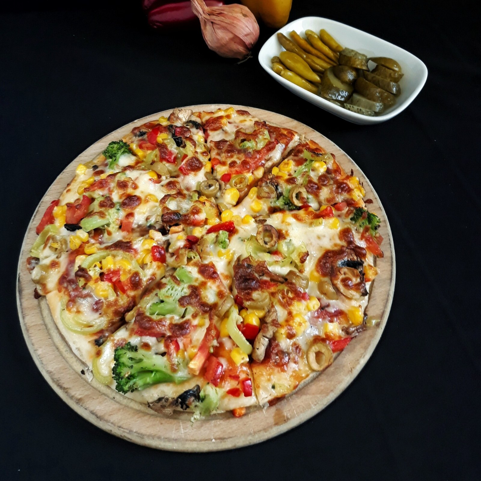 Sebzeli Pizza (Orta)