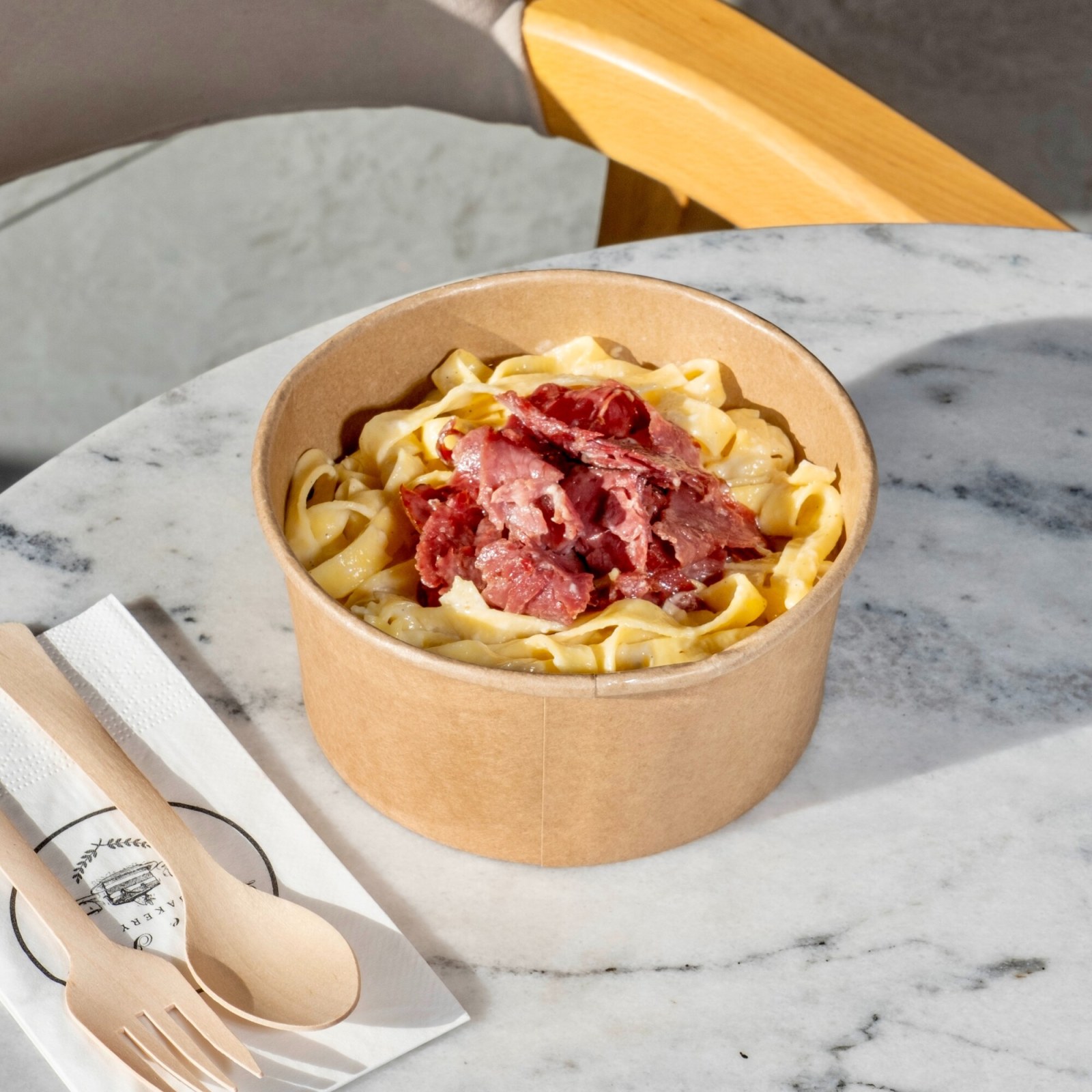 Fettuccine Füme kaburga