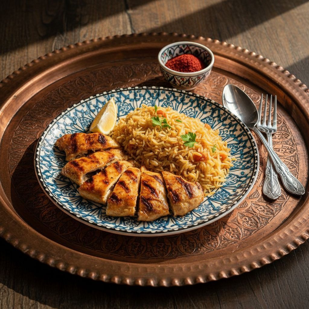 Izgara Tavuk & Pirinç Pilavı