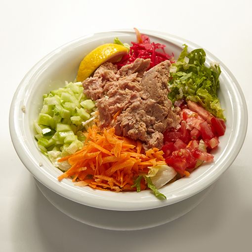 Ton Balıklı Peynirli Salata