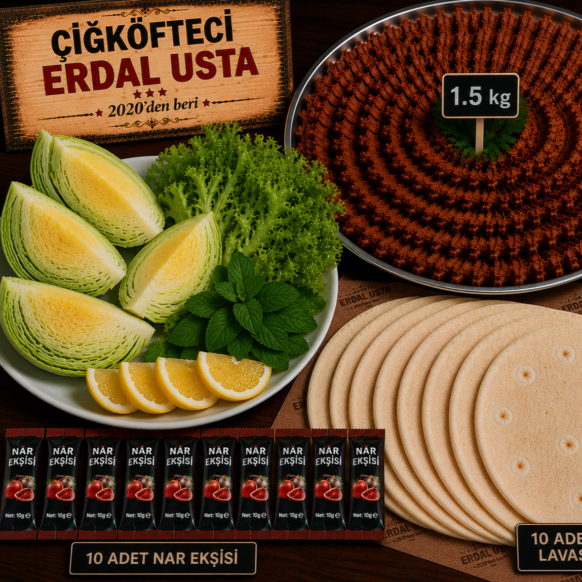 Çiğ Köfte (1,5 kg)
