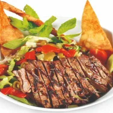 Acılı Izgara Biftek Salata