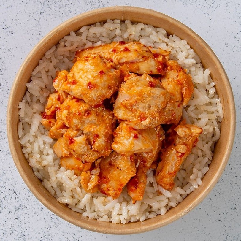 Sporcu Menü Pilav Üstü Sweet Chili Soslu Tavuk