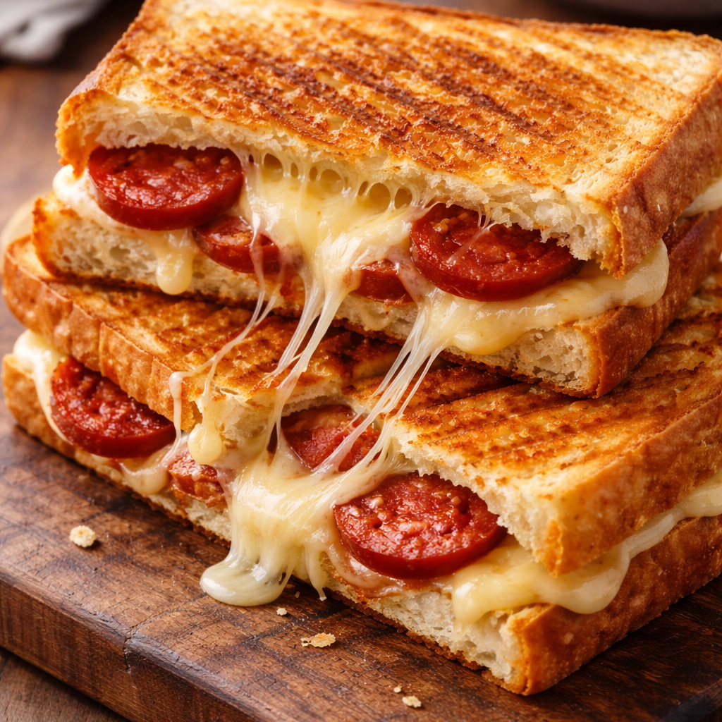 Bol Sucuklu Bol Kaşarlı Karışık Tost