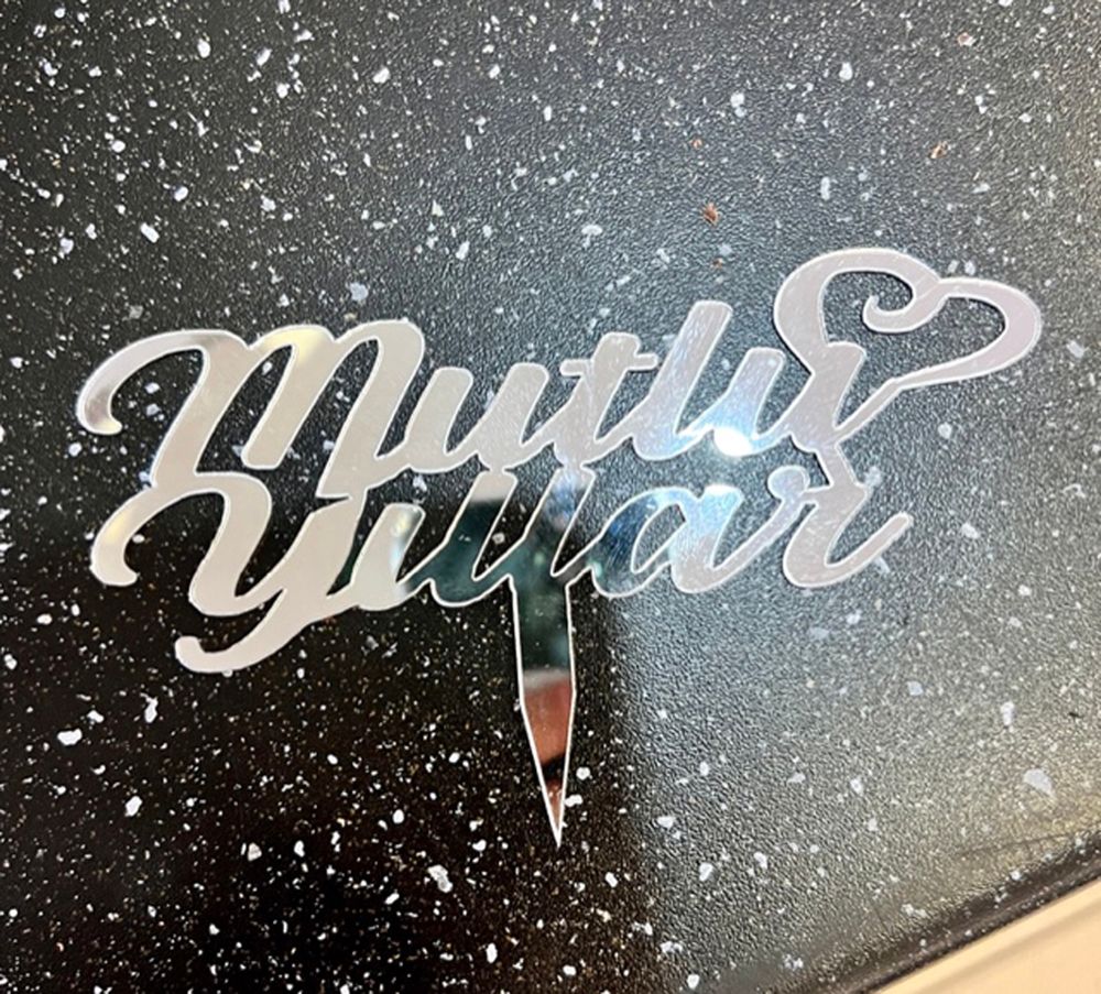 Mutlu Yıllar (Pleksi Yazı Plakası)