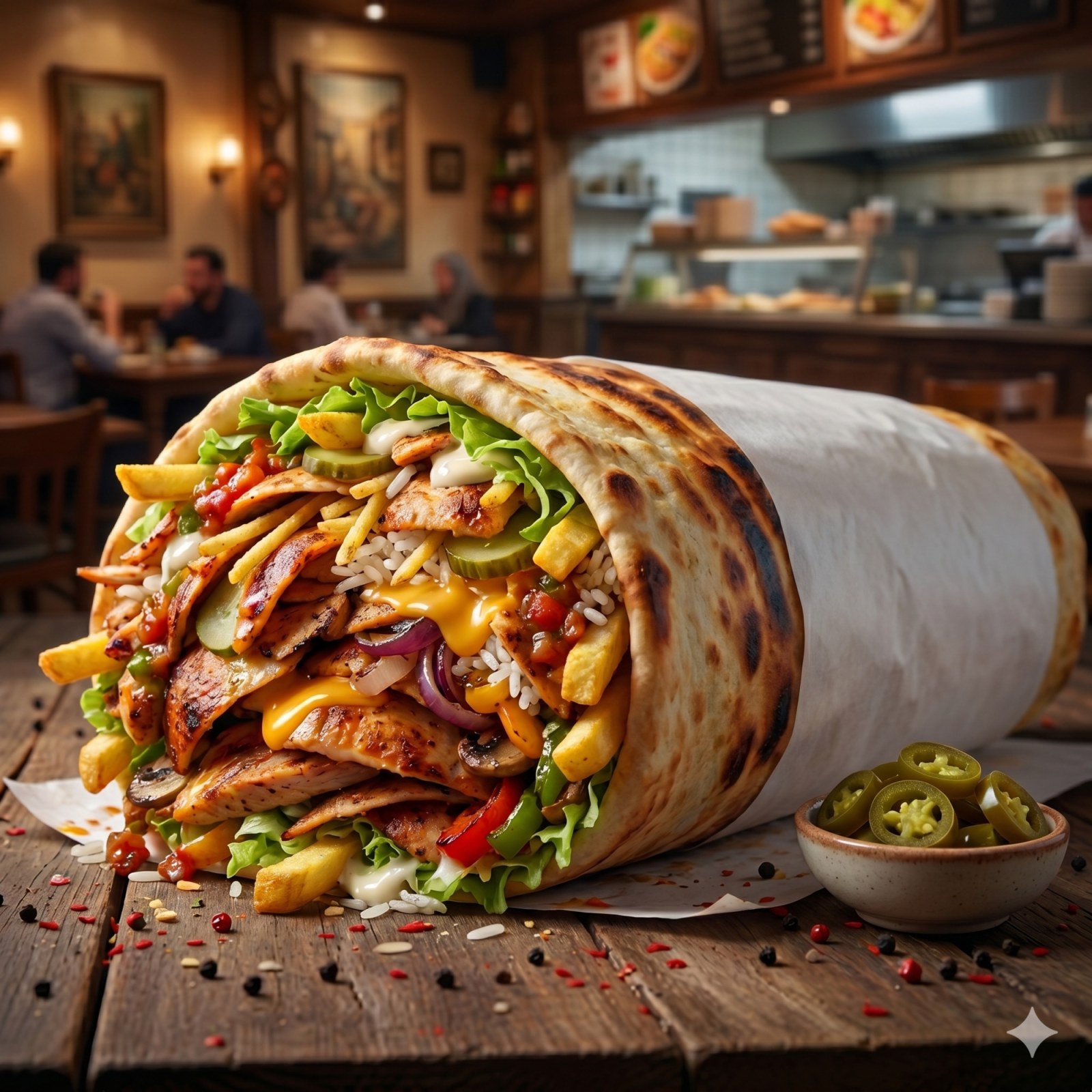 Tavuk Burrito Xxl (200 Gr)
