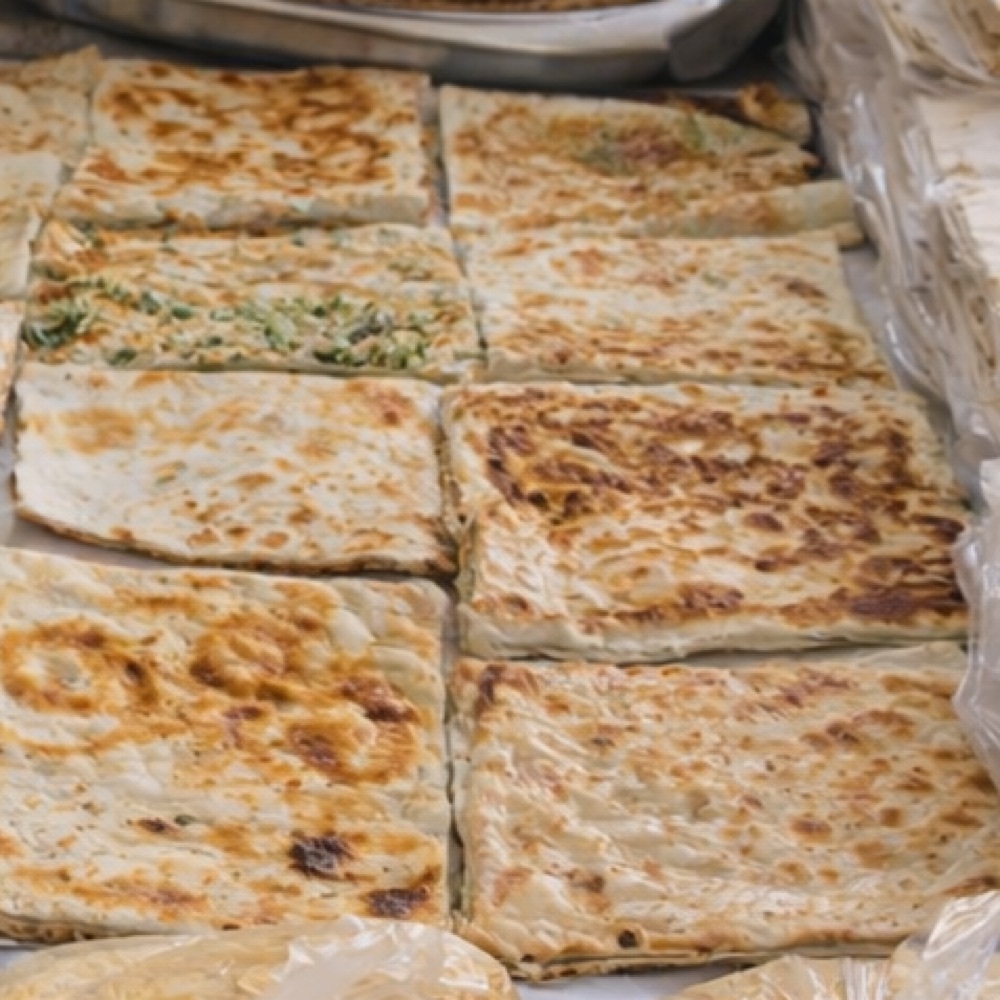 Patates - Ispanak - Kaşarlı Gözleme