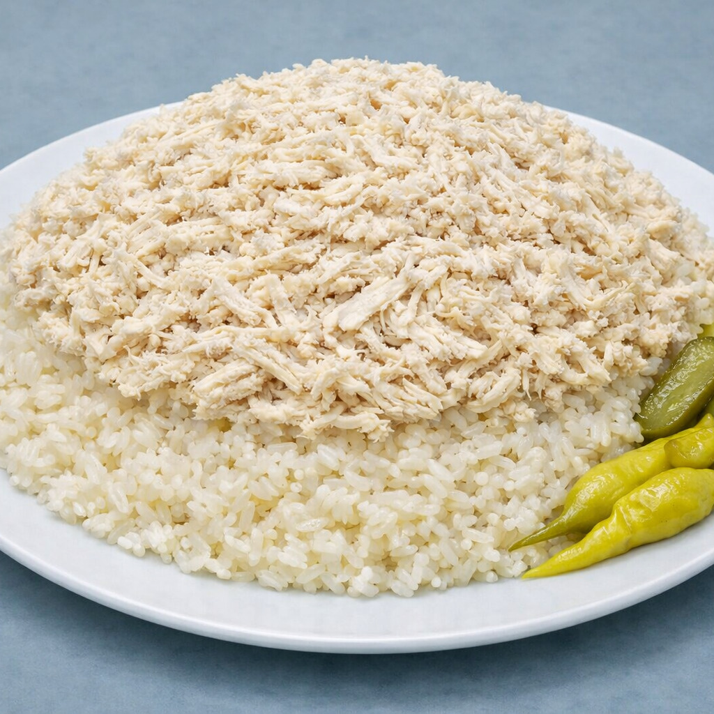 🔥 Büyük Boy Tavuklu Pilav (1.5 Porsiyon)