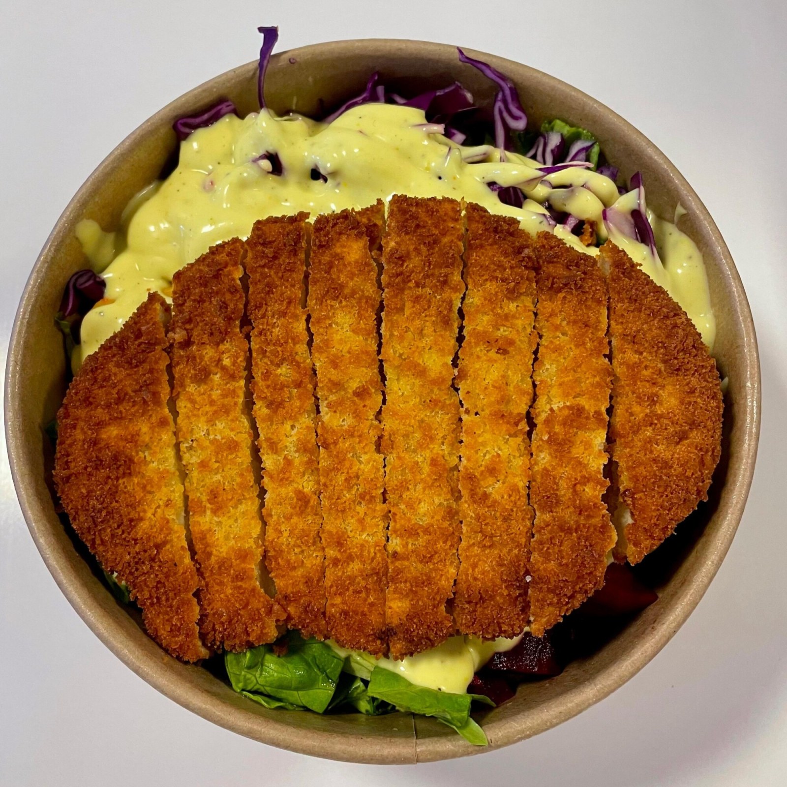 Tam Buğday Makarnalı Şnitzel Bowl