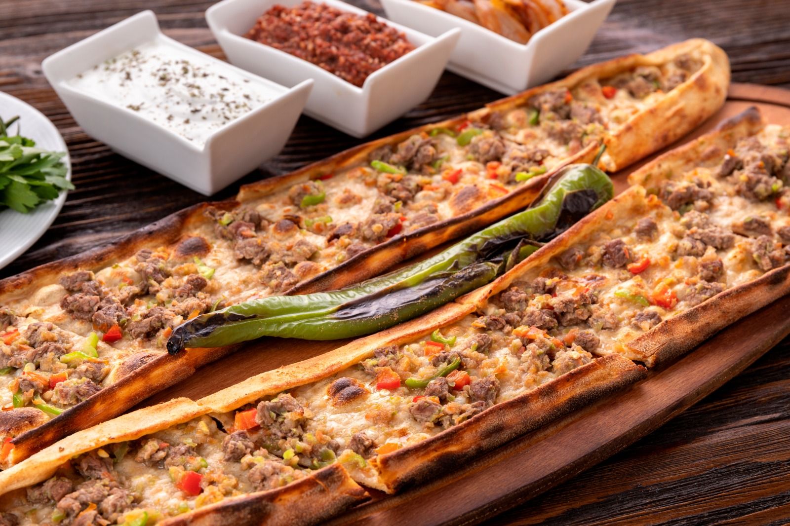 Kuşbaşılı Pide (75 cm.)