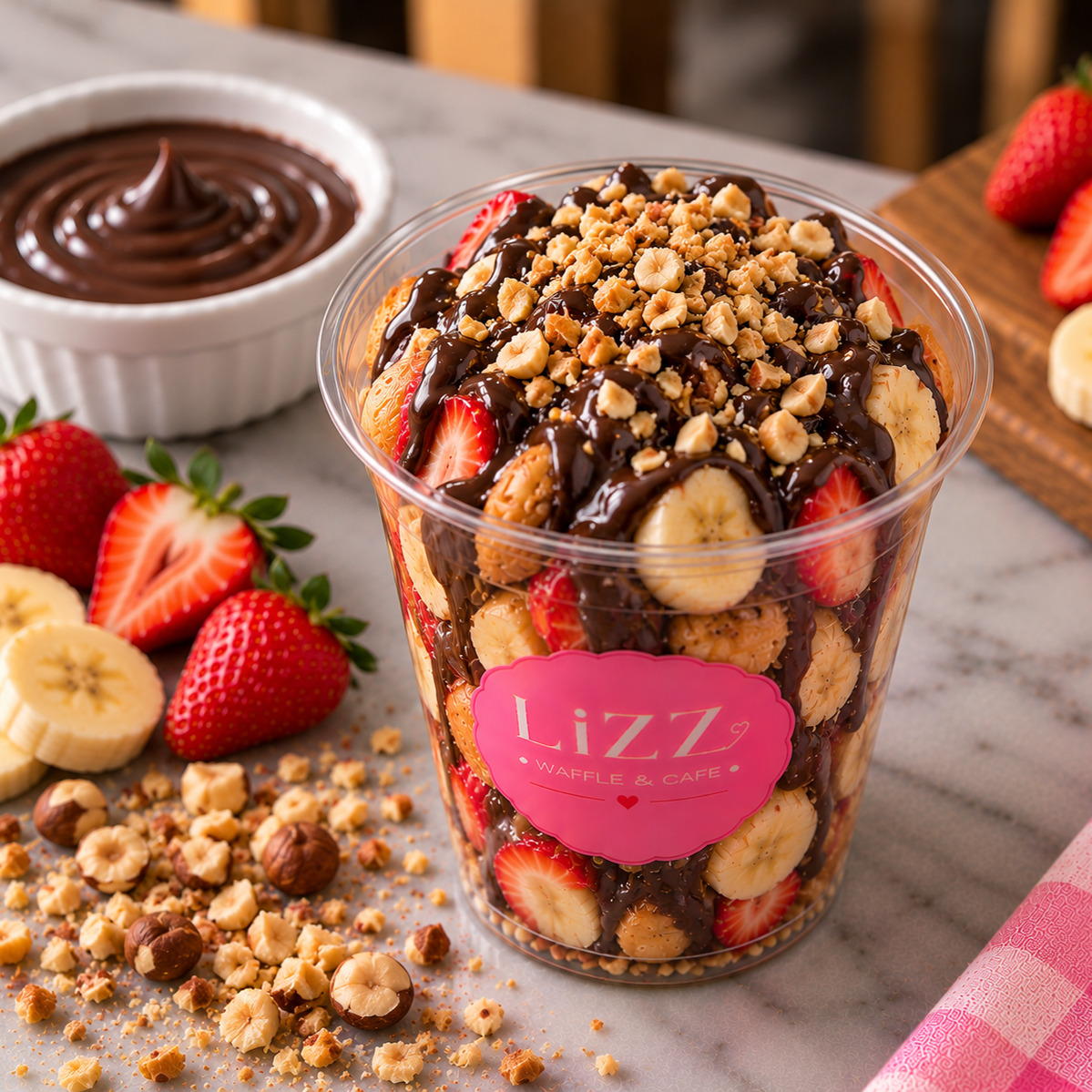 Lizz Bitter Bardak Waffle