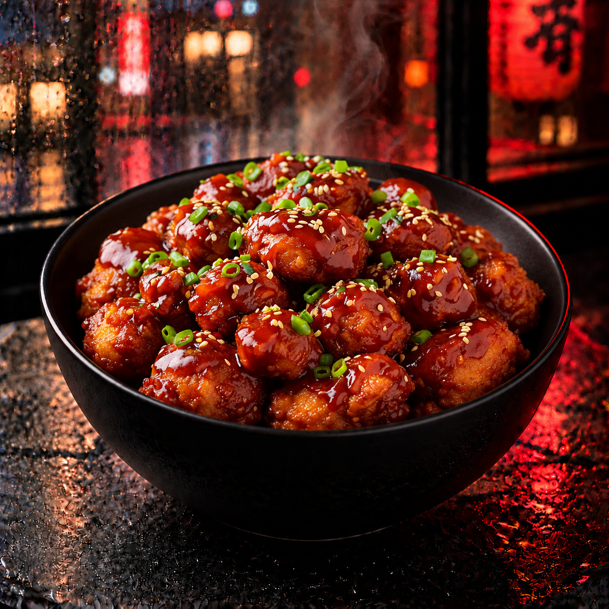 Barbekü Soslu Tavuk / Chicken with BBQ Sauce
