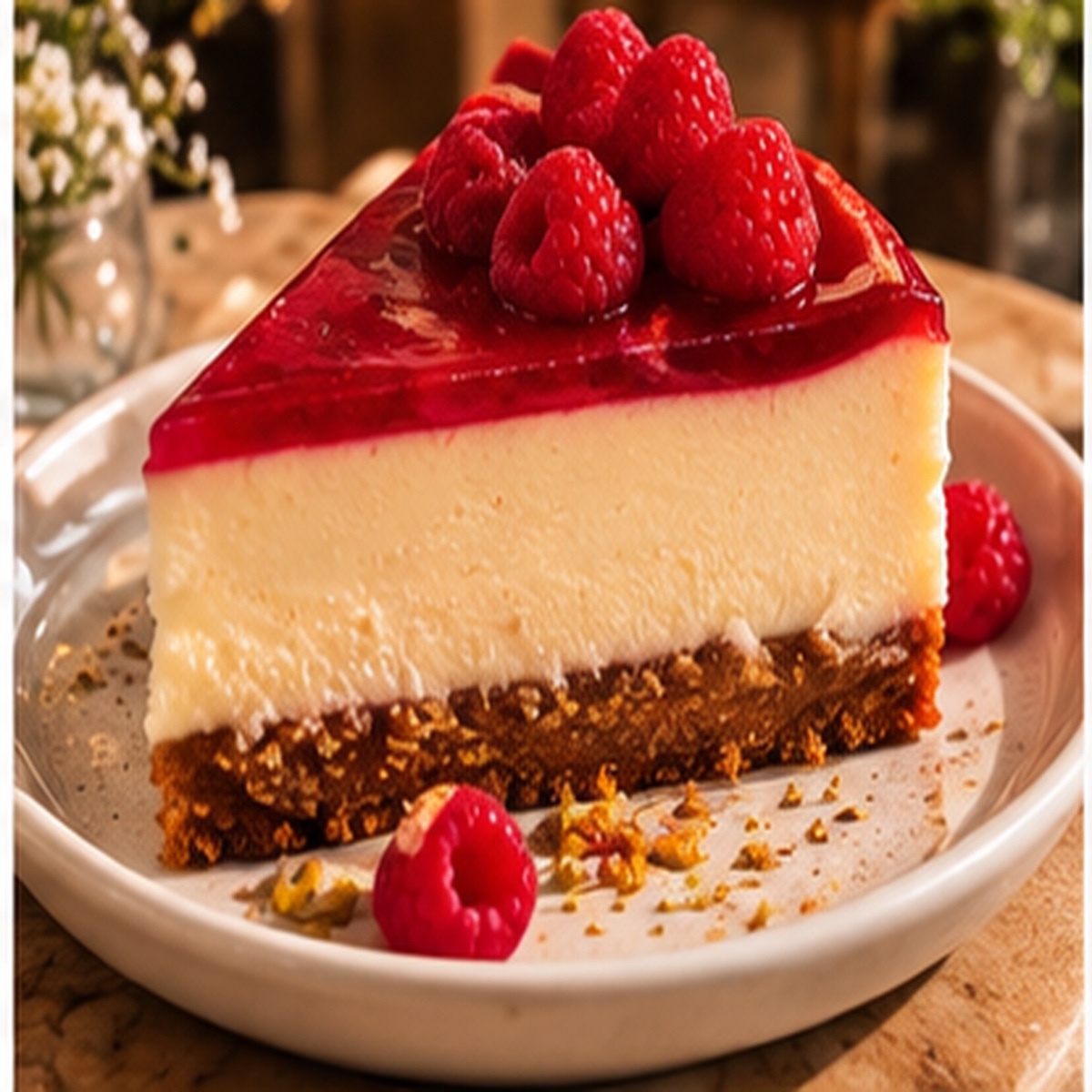 Frambuazlı Cheesecake