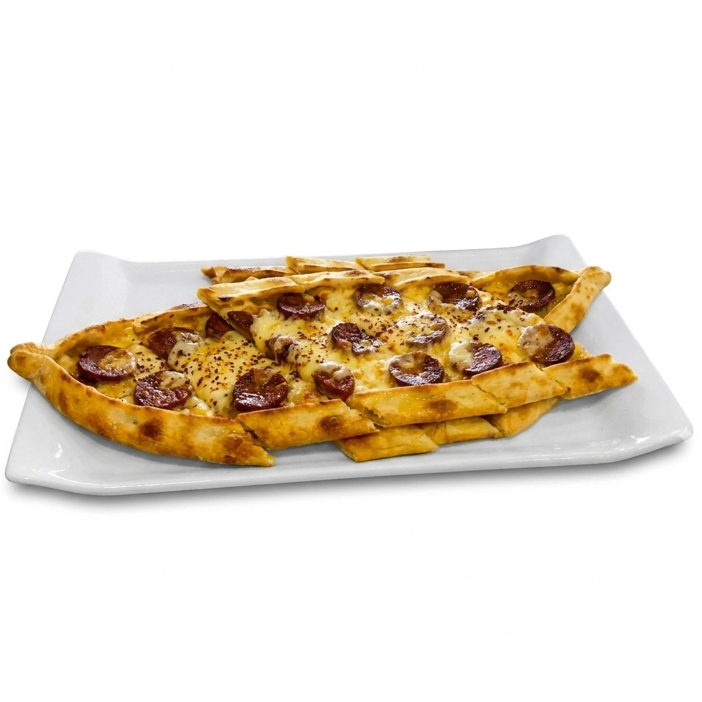 Sucuklu Kaşarlı Pide