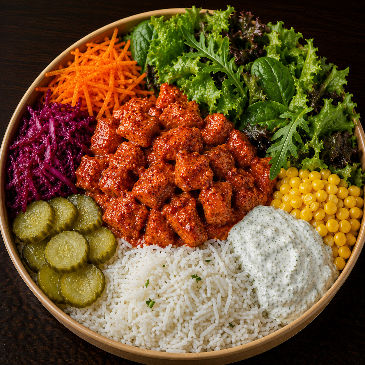 Acı Soslu Chicken Basmati Bowl