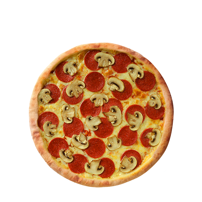 Sucuklu Mantarlı Pizza (Büyük Boy)