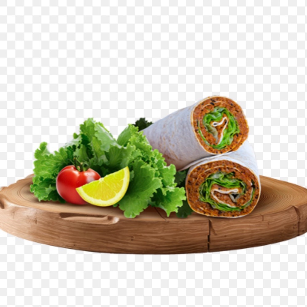 Çiğ Köfte Mega Dürüm Çift Lavaş