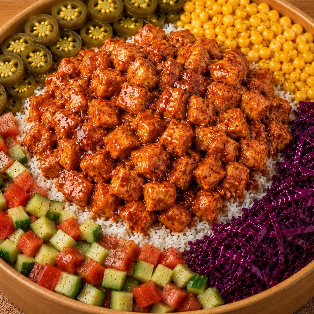 Meksika Soslu Tavuklu Pilav (Acılı)