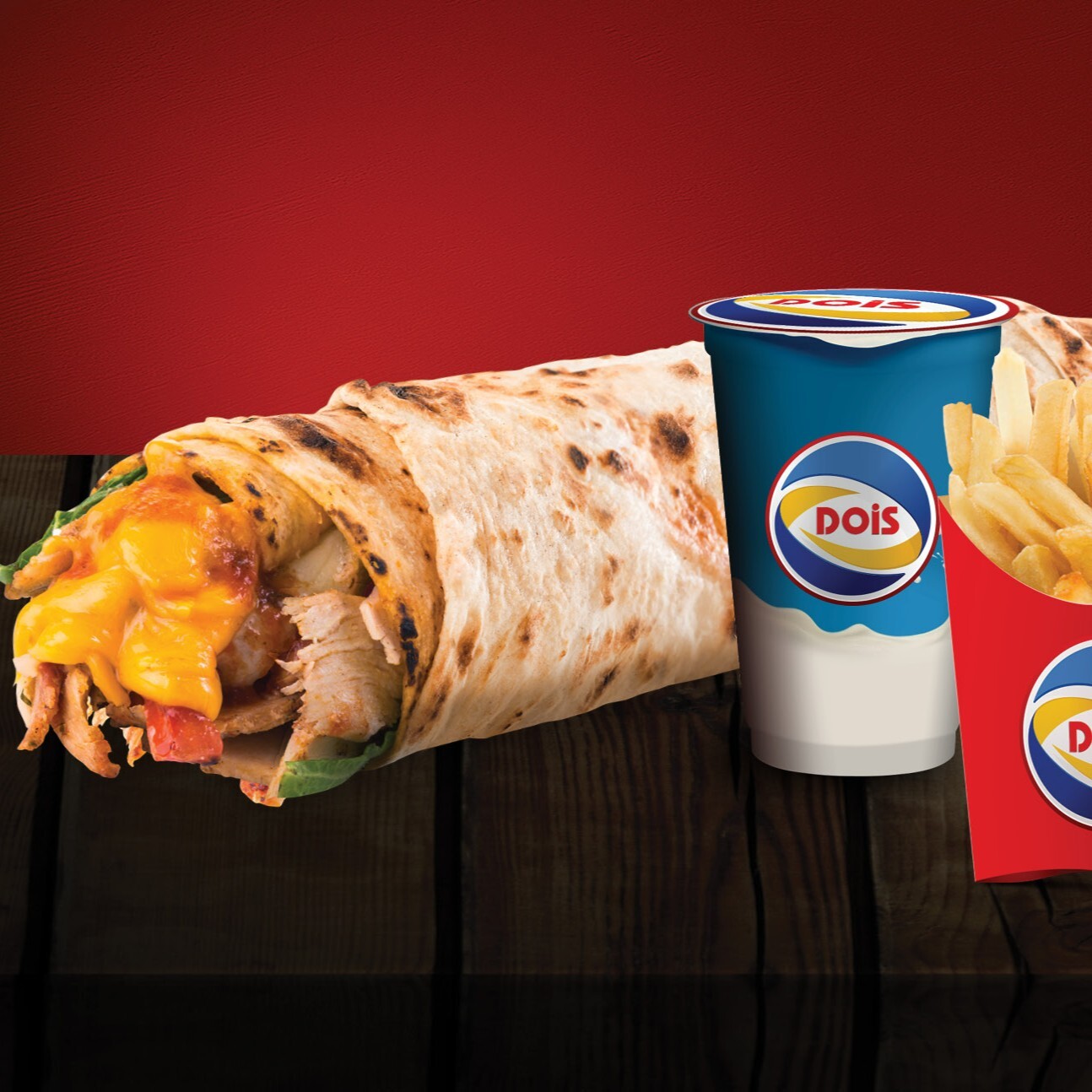Dois Cheddar Ekonomik Menü (80 g)
