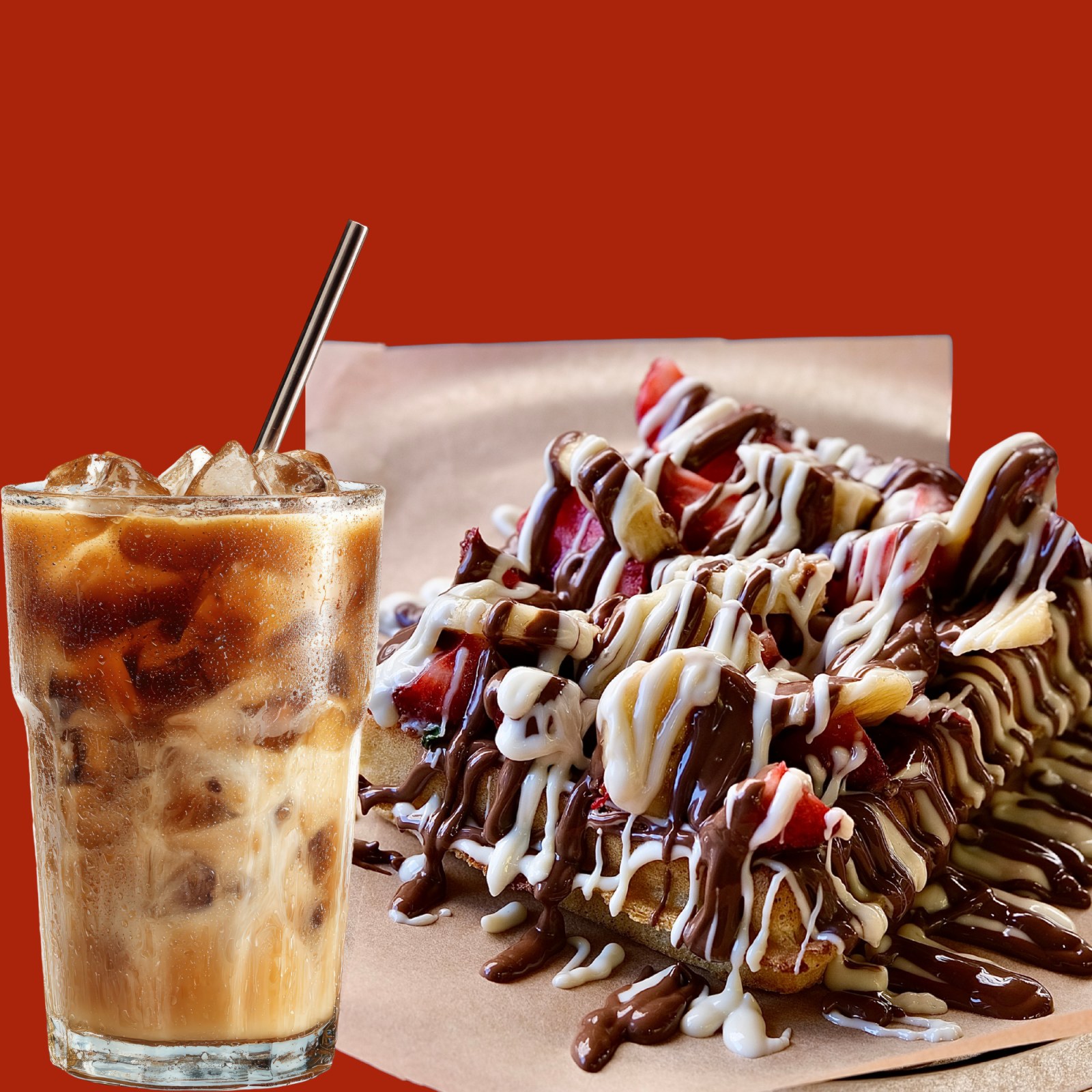 Zengin Waffle & Ice Latte