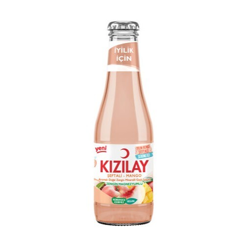 Kızılay Şeftali & Mango Maden Suyu (200 ml)