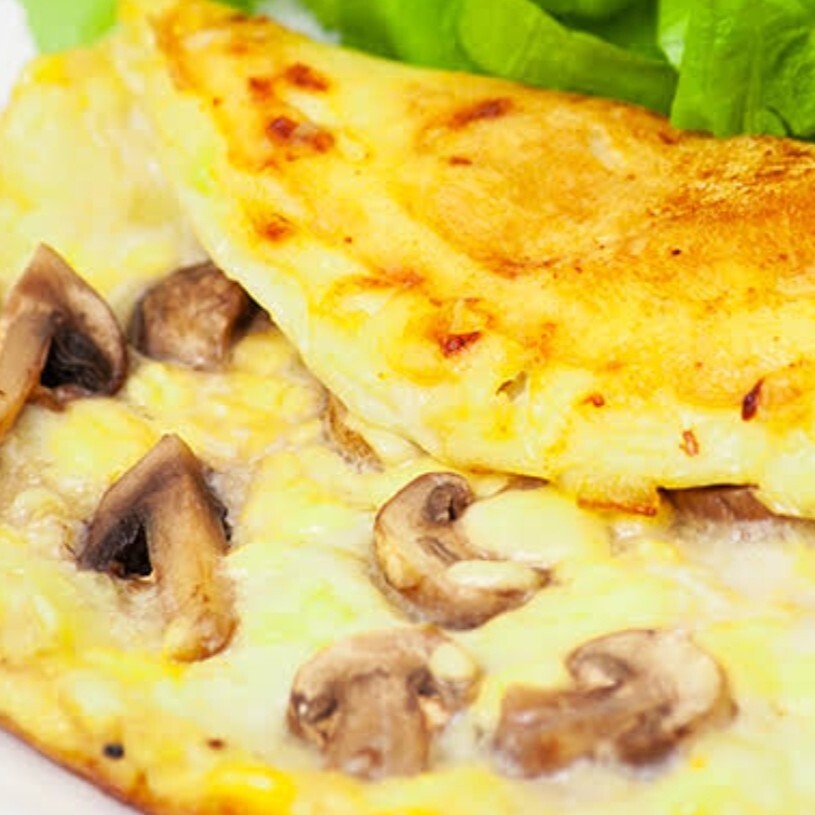 Mantarlı Kapya Biberli Omlet