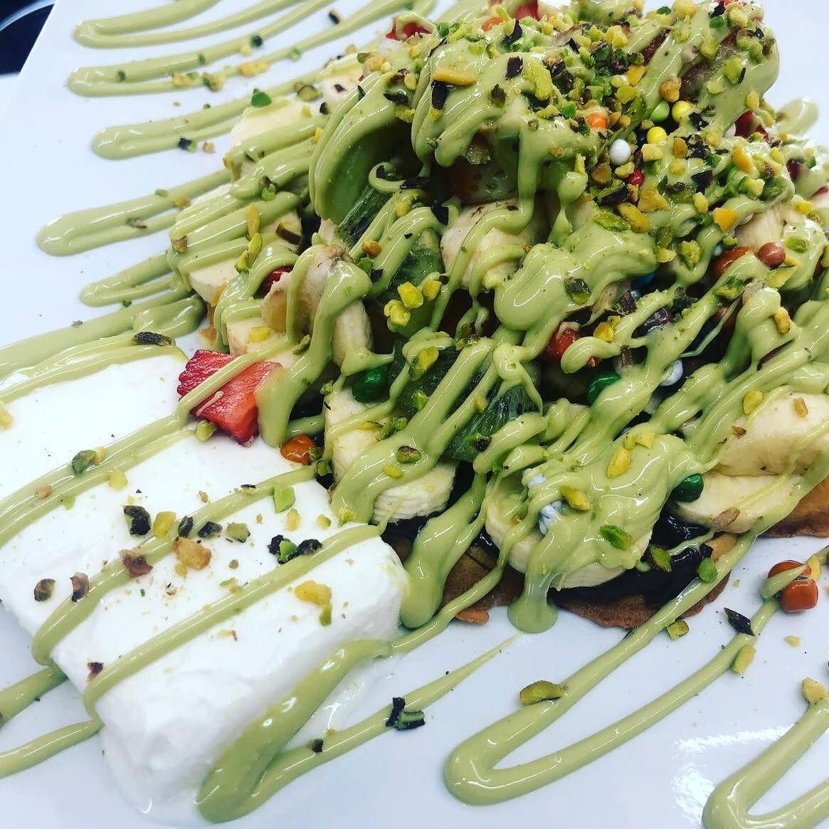 Antep Fıstıklı Waffle