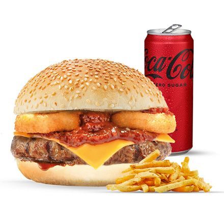 Gurme Barbekü Burger Menü