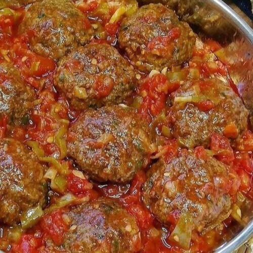Salçalı Köfte patatesli Pirinç Pilavı