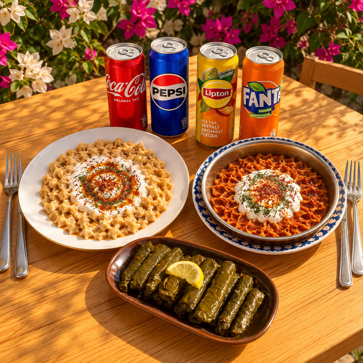Kasaba Mantı + Tepsi Mantı Menü (2 Kişilik)