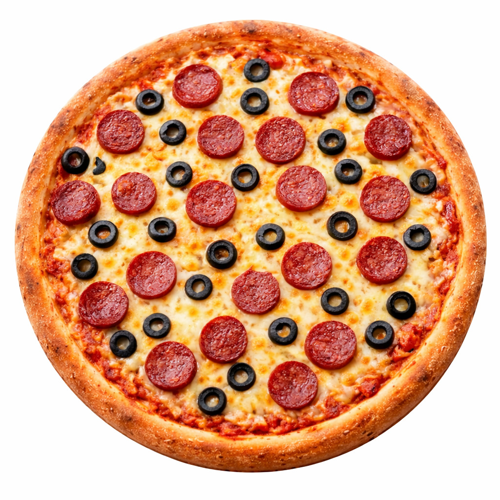 Sucuklu Zeytinli Pizza