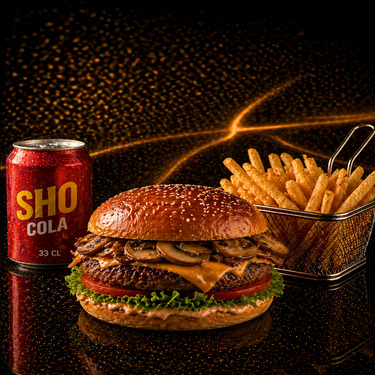 Mushroom Steak Burger