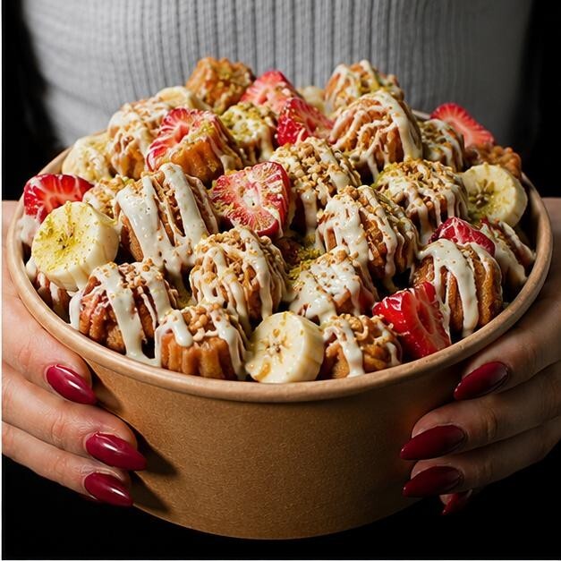 Beyaz Çikolatalı Churros